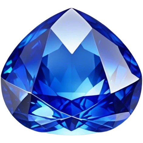 Cinematic Realistic Sapphire Emoji, Deep blue and stunning, with smooth, polished facets that gleam with a vibrant intensity. The deep blue hue reflects light in mesmerizing patterns, and a soft, glowing aura adds to the precious, regal nature of the gemstone. Soft glowing outline, capturing the essence of wisdom and royalty in a dazzling sapphire. emoji