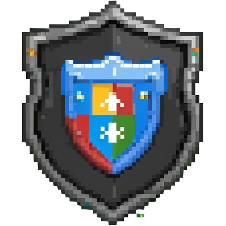 Shield logo with </> code symbols on it emoji