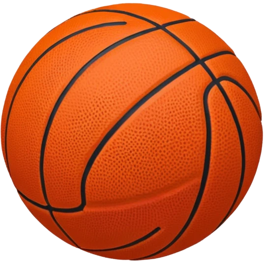red basketball ball  emoji