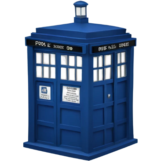 Tardis  emoji