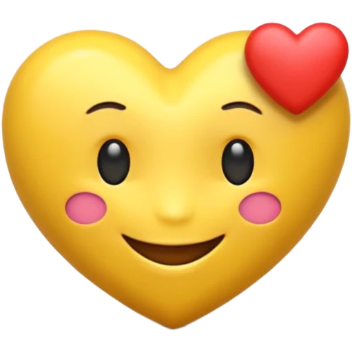 emoji amoureux en 3D ultra HD 4K emoji