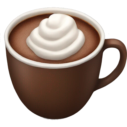 hot chocolate emoji