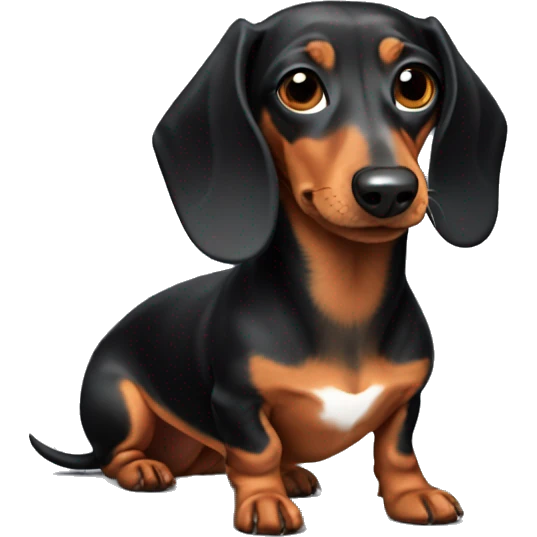 dachshund arlequín  emoji