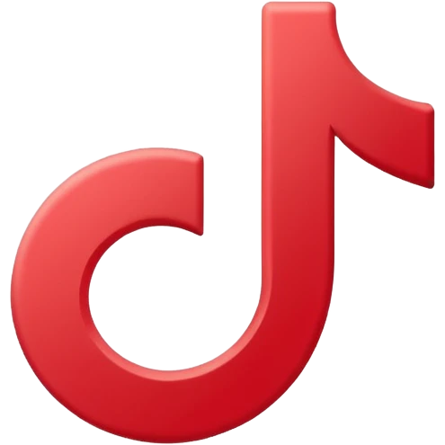 Tiktok logo without background emoji