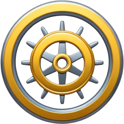 Rotary pin emoji