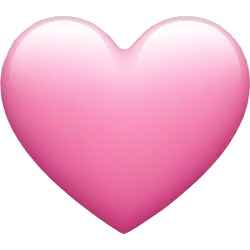 Pink heart  emoji