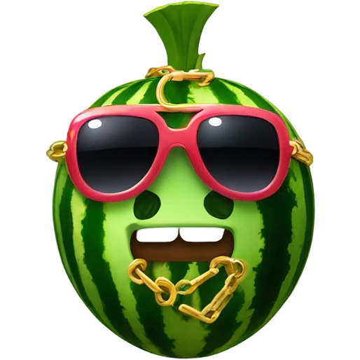 watermelon snoop dog emoji