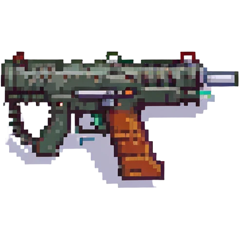 пистолет UZI, no background emoji