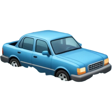 showing a flood disaster scene with strong water waves overflowing streets, partially submerged houses and cars, dark cloudy sky emoji