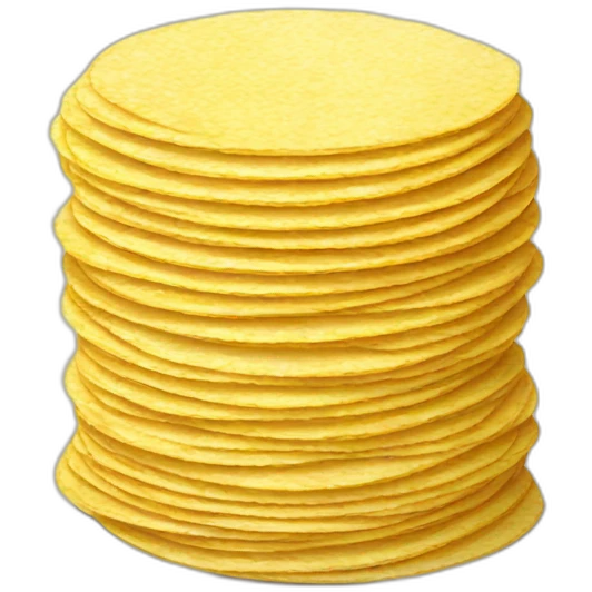 Stack of corn tortillas emoji