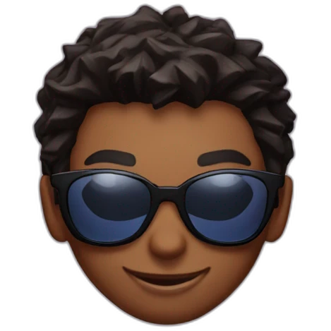 Spider man miles morales wearing sunglasses  emoji
