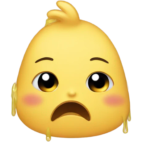 crying chick  emoji