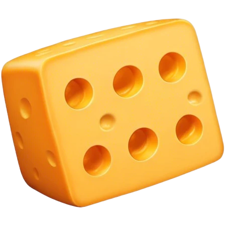 Block of cheese playing rugby  emoji