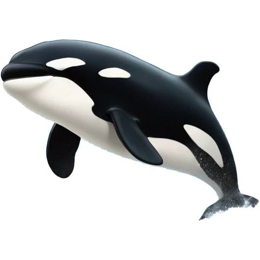Orca jumping emoji