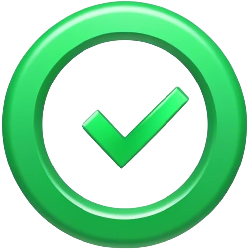 Circle bullet check mark #99c93b emoji