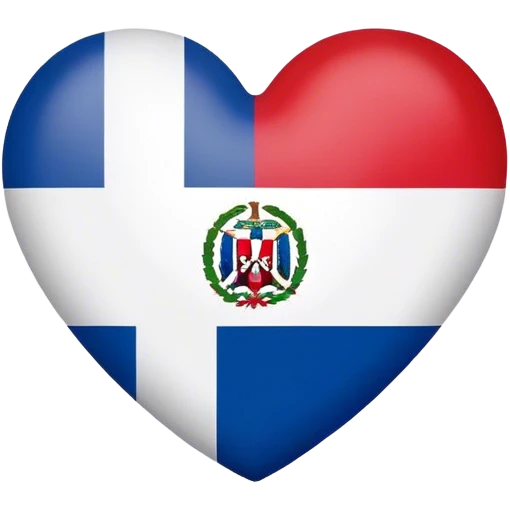 Dominican heart  emoji