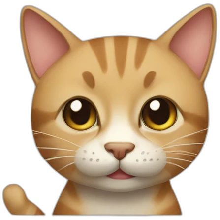 silly little Gato (cat) emoji