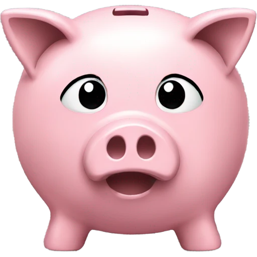 Empty piggy bank  emoji