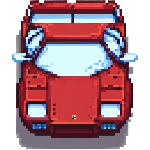 красная Lamborghini Countach, no background emoji