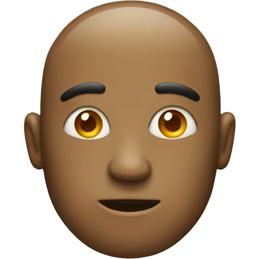 head with a knob on it emoji