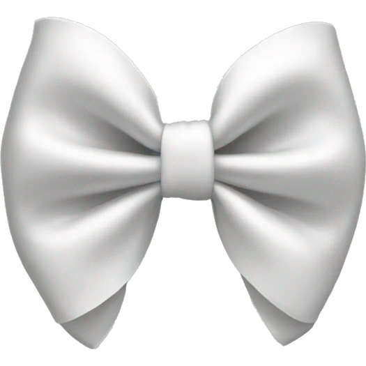 White bow emoji