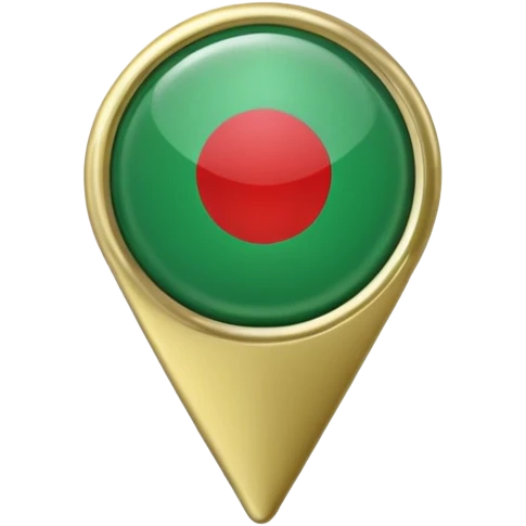 location pin Italy milan green emoji