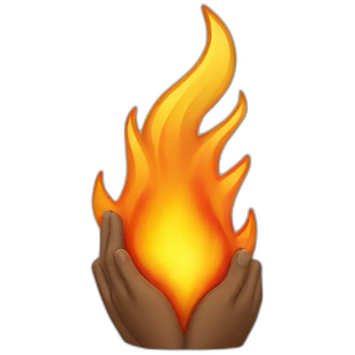 fire pray emoji