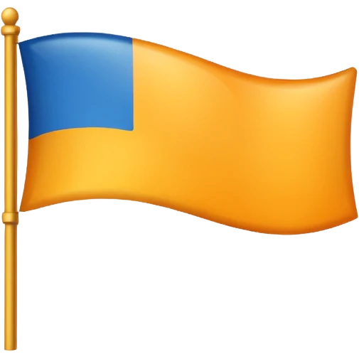 Flag: 🧡                                                                           💛                                                                    🤍                                                                      🩵                                                                    💙  emoji