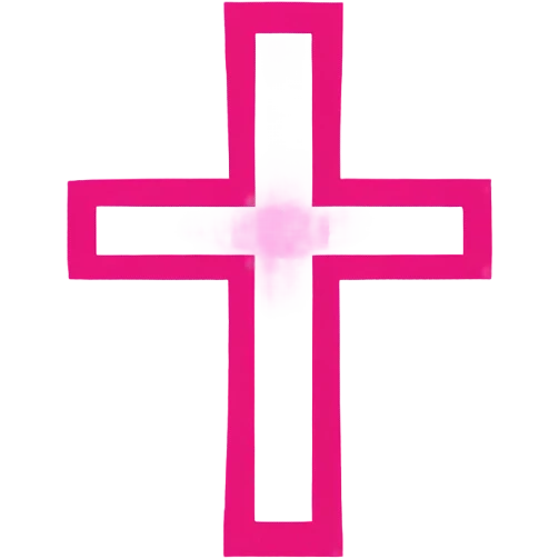 Pink cross  emoji