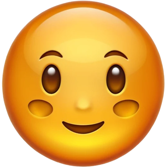 amber sphere emoji