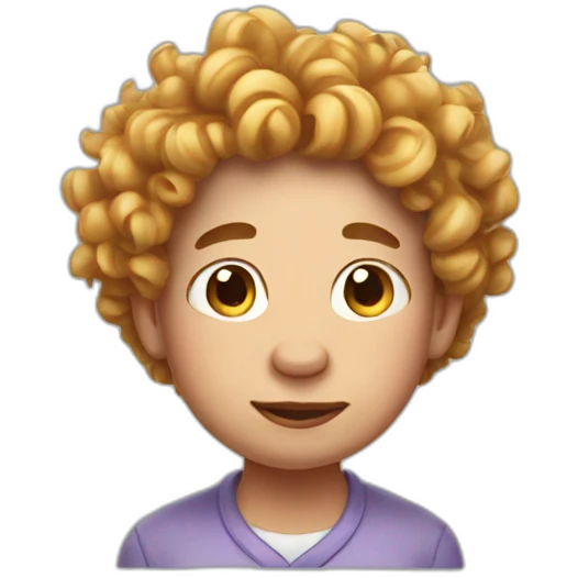 piggy-with-curly-hair emoji