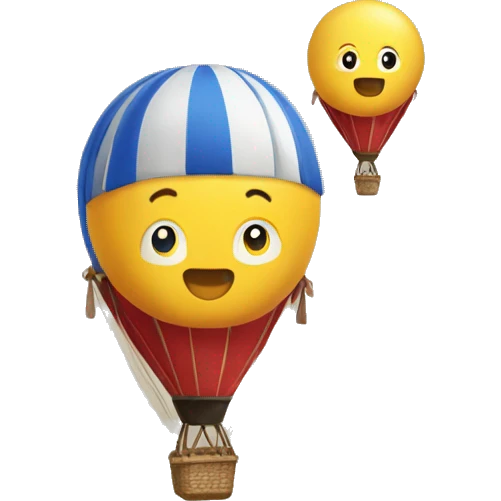 Montgolfière emoji