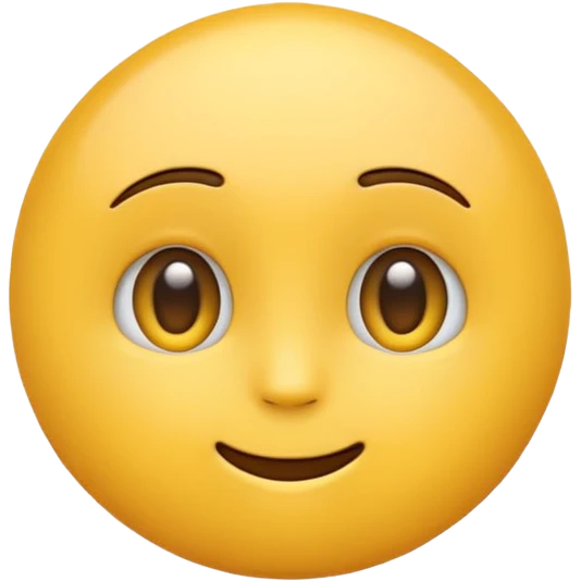 Emoji looking to the side  emoji