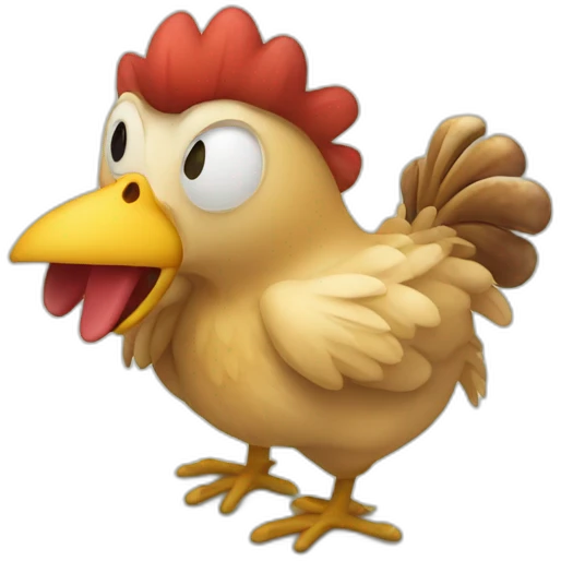 Wild Chiken with mushrooms  emoji