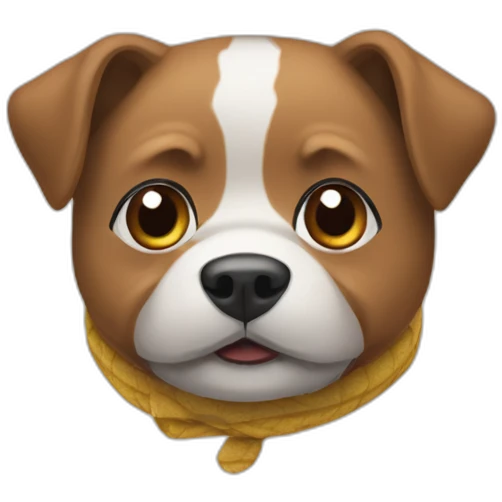 perro bufanda emoji