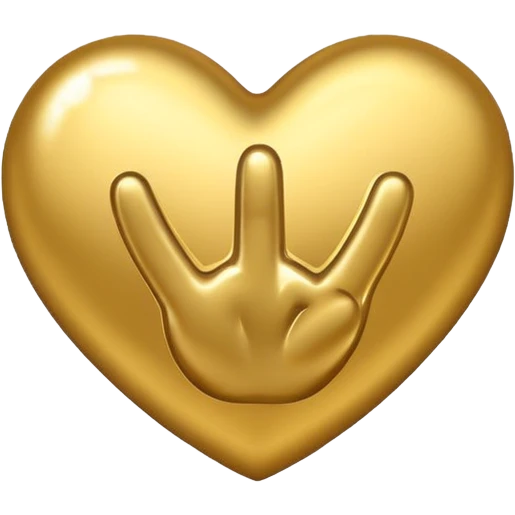 peace heart emoji