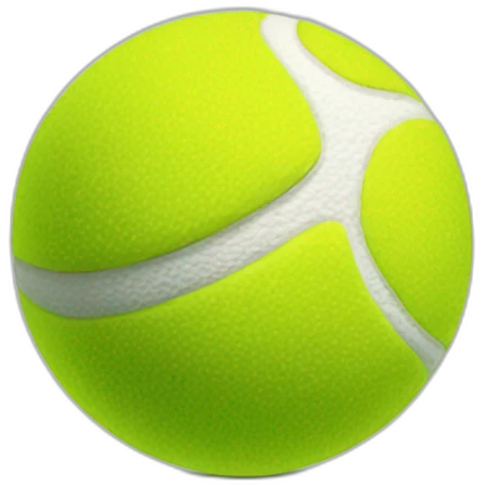 tropic tennis ball emoji