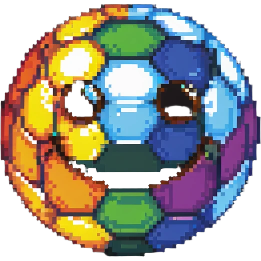 aura ball with a warm smile emoji