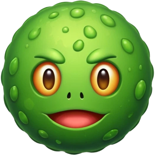 green germ  emoji