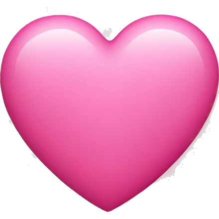 Pink heart emoji
