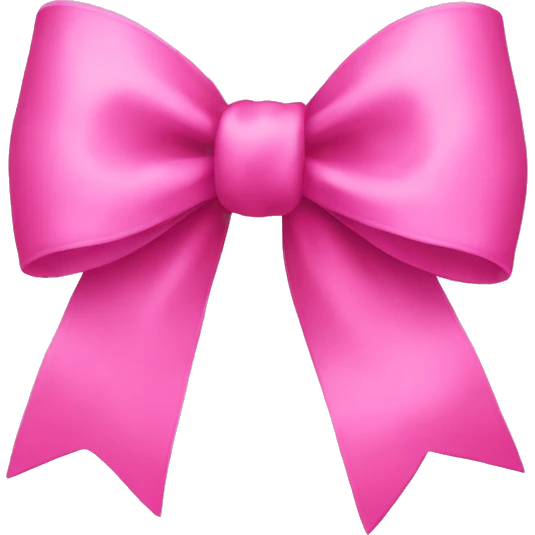 pink bow  emoji