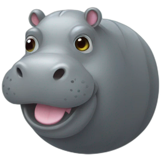 Hippo ball  emoji