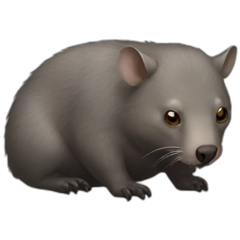 dead-wombat emoji