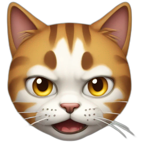 mad cat emoji