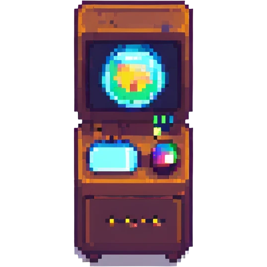 pixel art server with blinking lights emoji