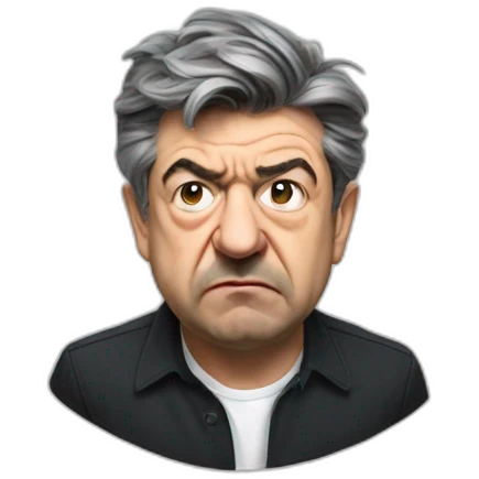 Mélenchon angry emoji