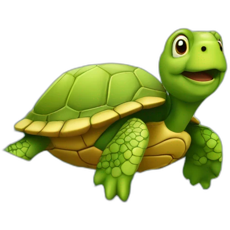 Tortue dans une salle de bain emoji