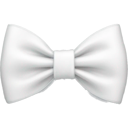 white bow emoji