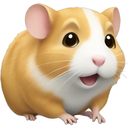 hamster on a train emoji