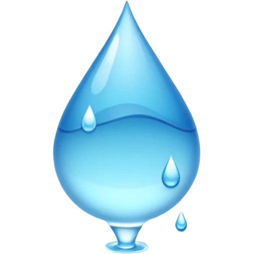 spiled water cup on the ground emoji